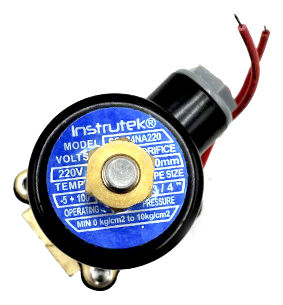 Válvula Solenoide Abierta Conexión De 3/4 220v (agua, Aire,)