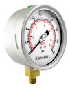 Manómetro Inox Glicerina 4 PLG, 160 Psi (aire, Agua)