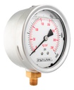 Manómetro Inox Alta Presión Glicerina 4 PLG, 5000 Psi