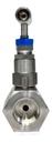 Válvula De Aguja Acero Inoxidable De 12 Para 10000 Psi