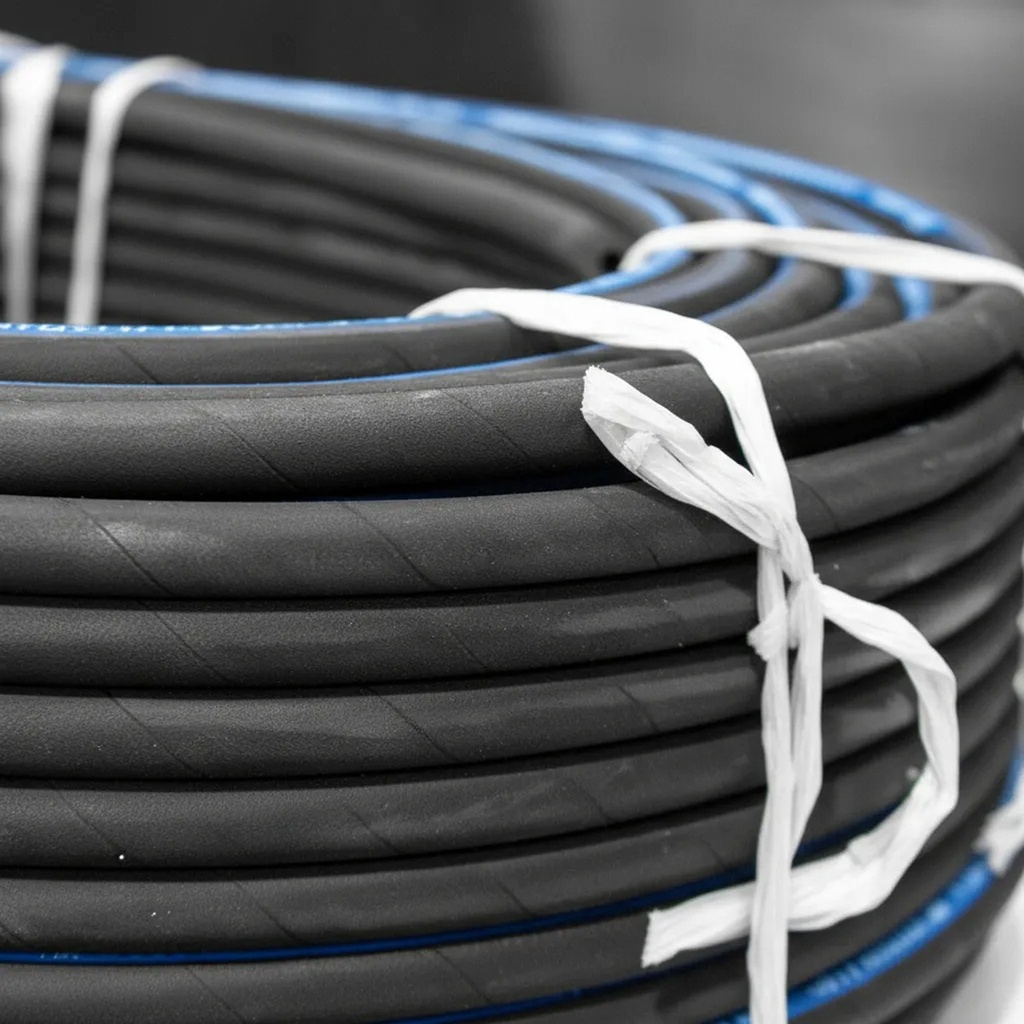 Manguera Hidráulica Saer2, Alta Presion, 100 Mts, 3/8  Azul