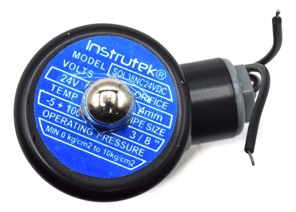 Válvula Solenoide Normalmente Abierta, 3/8 Npt, 24v