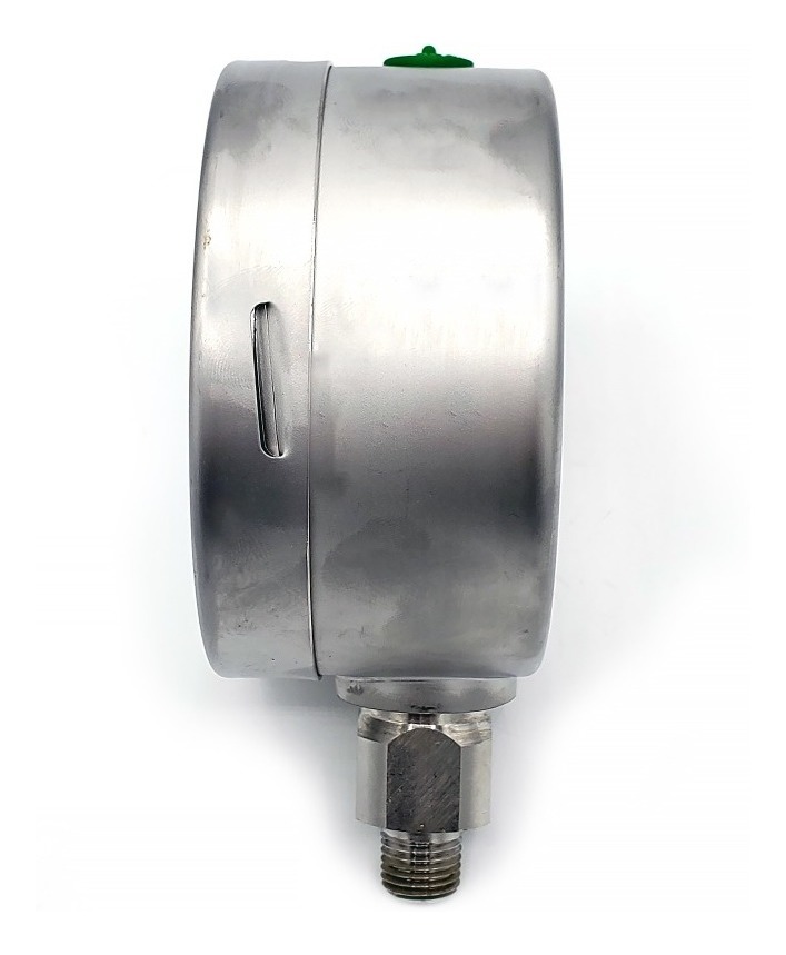 Manómetro Premium Inox Glicerina Carátula 4 PLG, 10000 Psi