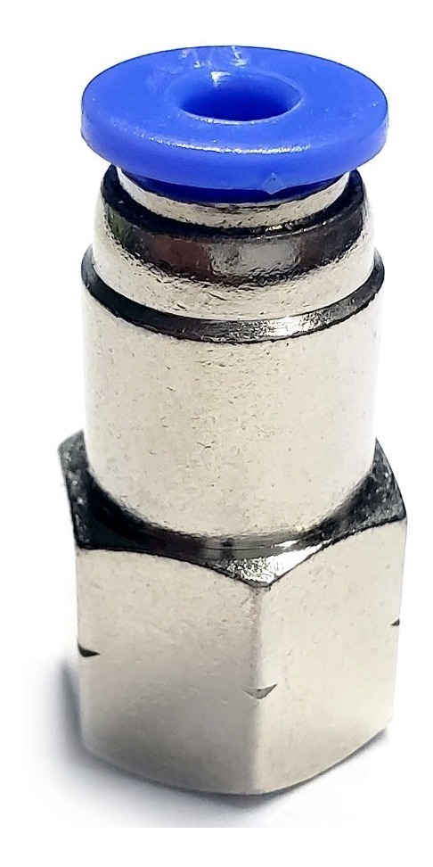 10 Pz De Conector/racor Neumático Recto Hembra 1/8 X 1/8