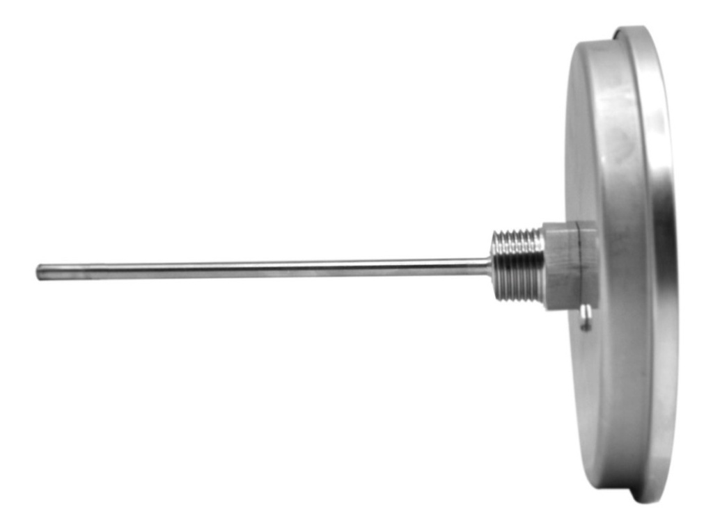 Termómetro Horno 6 PLG 0 A 300°c Vástago 6, Rosca 1/2 Npt