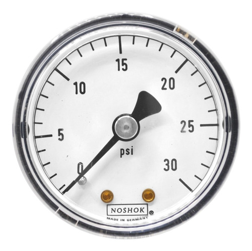 Manómetro 2", caja de ABS, 1/4" NPT, posterior, 30 psi-kg/cm2