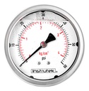 Manómetro 4", lleno de líquido (O.E.M.), 1/4" NPT, posterior, 60 psi-kg/cm2
