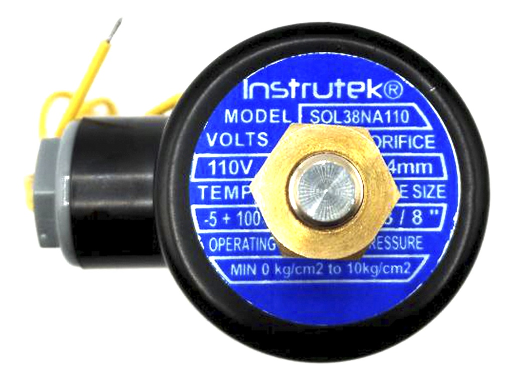 Válvula Solenoide N/a Conexión De 3/8 Npt 110v (agua, Aire)