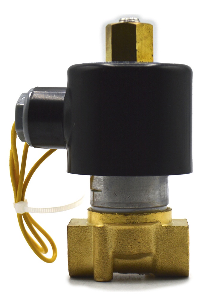 Válvula Solenoide N/a Conexión De 3/8 Npt 220v (agua, Aire)