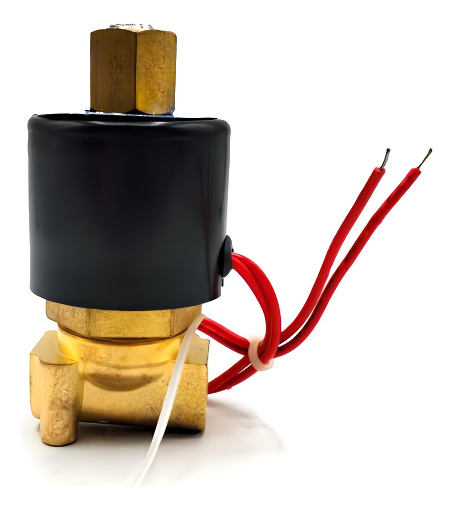 Válvula Solenoide N/a Conexión De 1/4 220v (agua, Aire, Gas)
