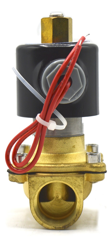 Válvula Solenoide Abierta Conexión De 3/4 220v (agua, Aire,)