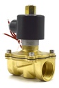 Válvula Solenoide Abierta Conexión De 1pLG 220v (agua, Aire)