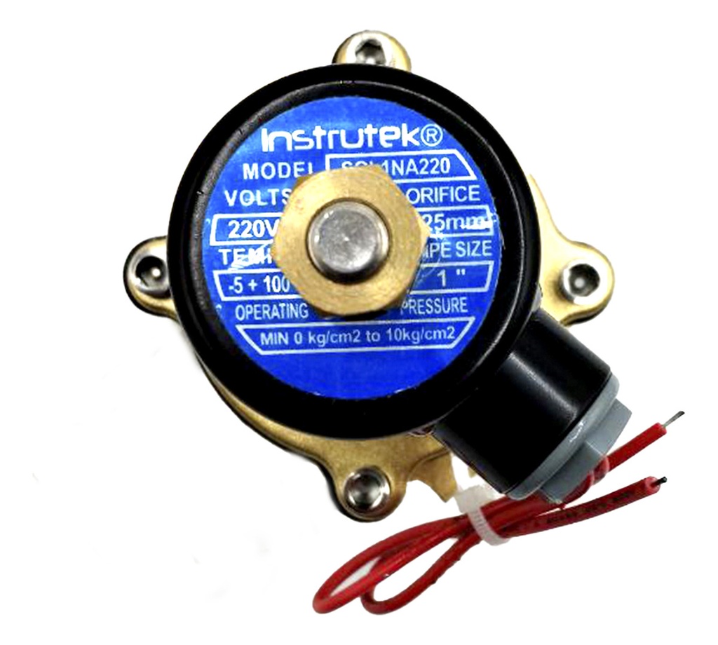 Válvula Solenoide Abierta Conexión De 1pLG 220v (agua, Aire)