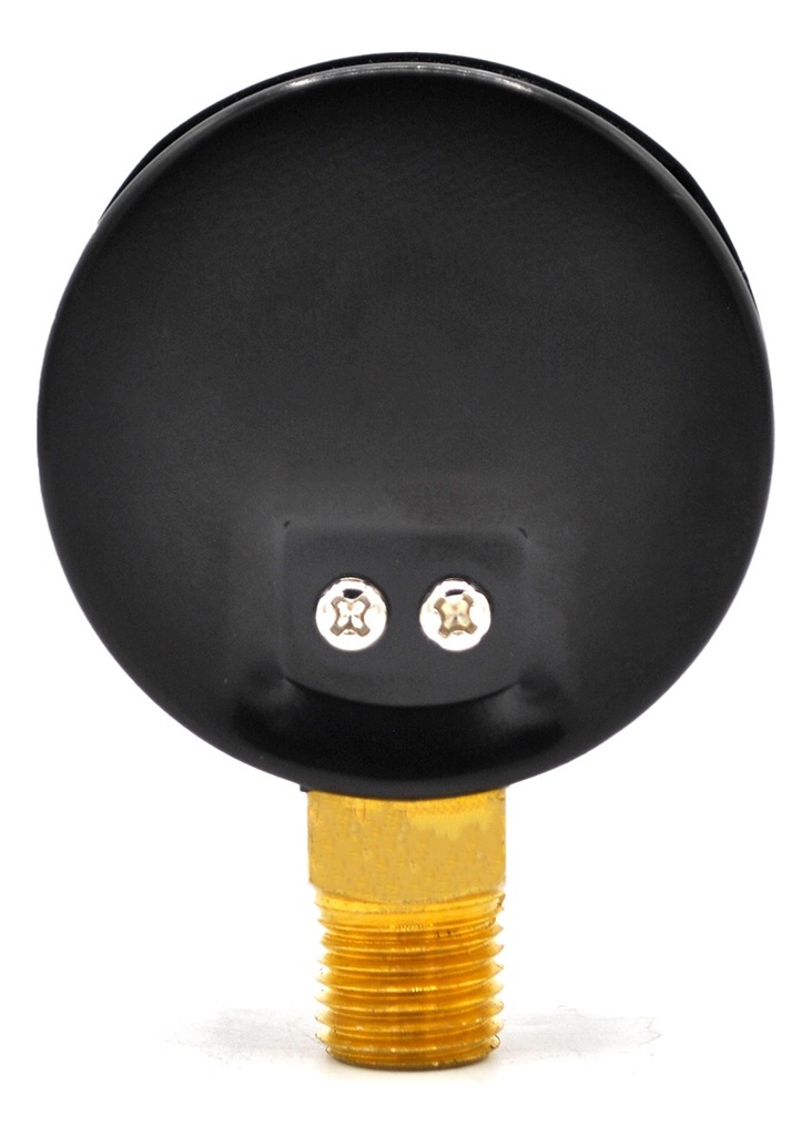 Manómetro Para Compresor Carátula 2, Conex Inf 1/4, 100 Psi