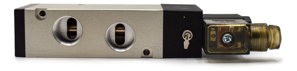 Electroválvula Neumática 5 Vías, 1/2 Npt , 2 Posiciones 220v