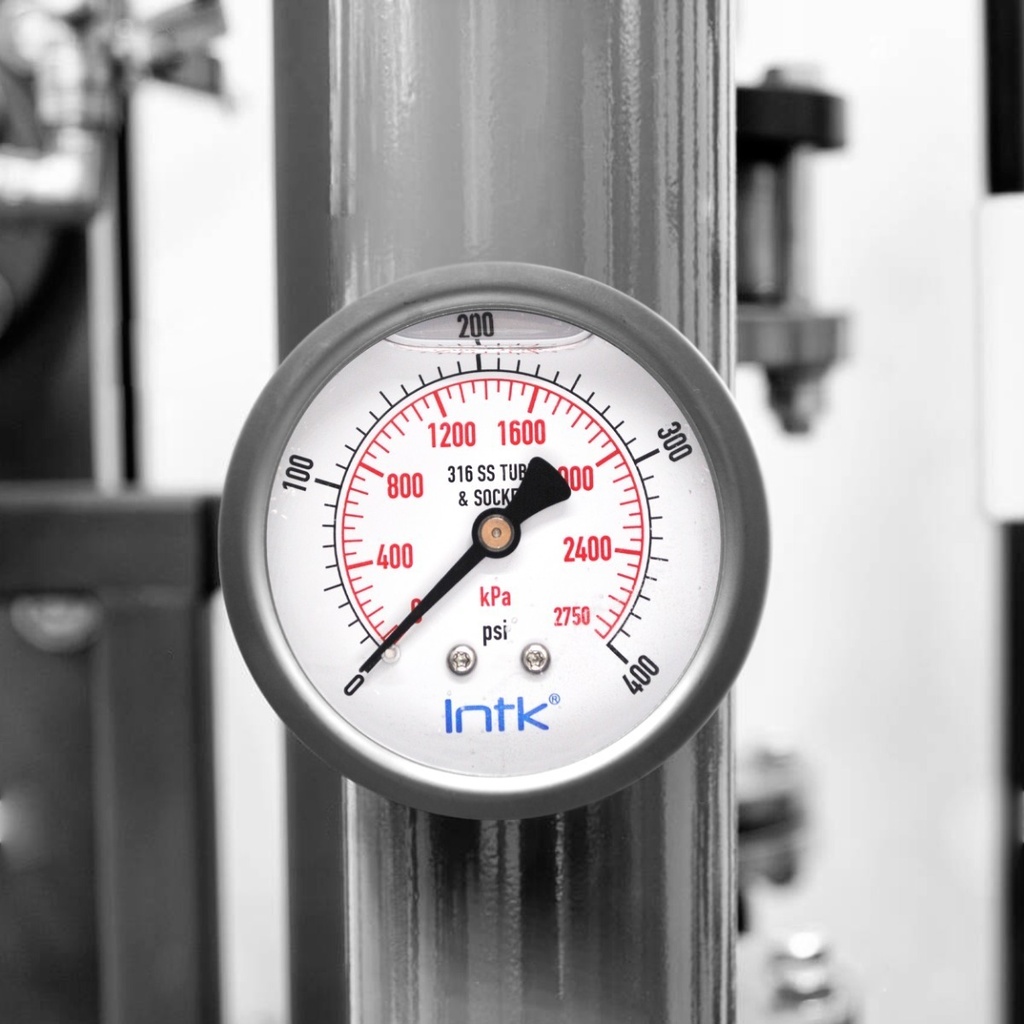 Manómetro P/petroquímica Manejo D/agua 400 Psi Con. 1/4