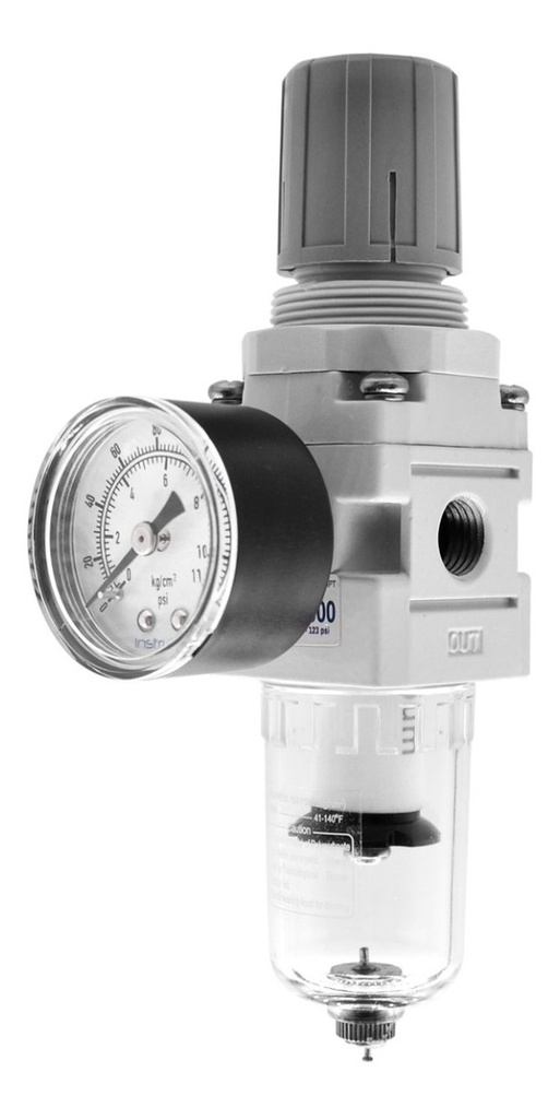 Filtro Separador De Agua Con Regulador Y Manómetro Conex ¼