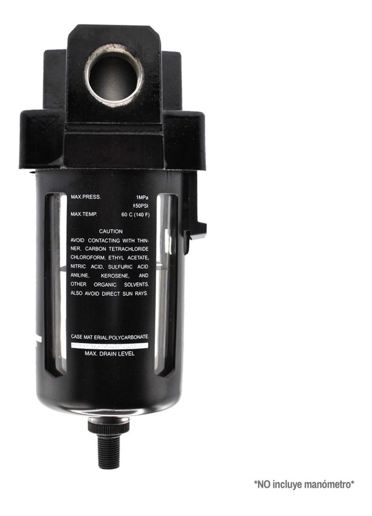 Filtro Separador De Humedad Con Dren Automático Conex 1/2