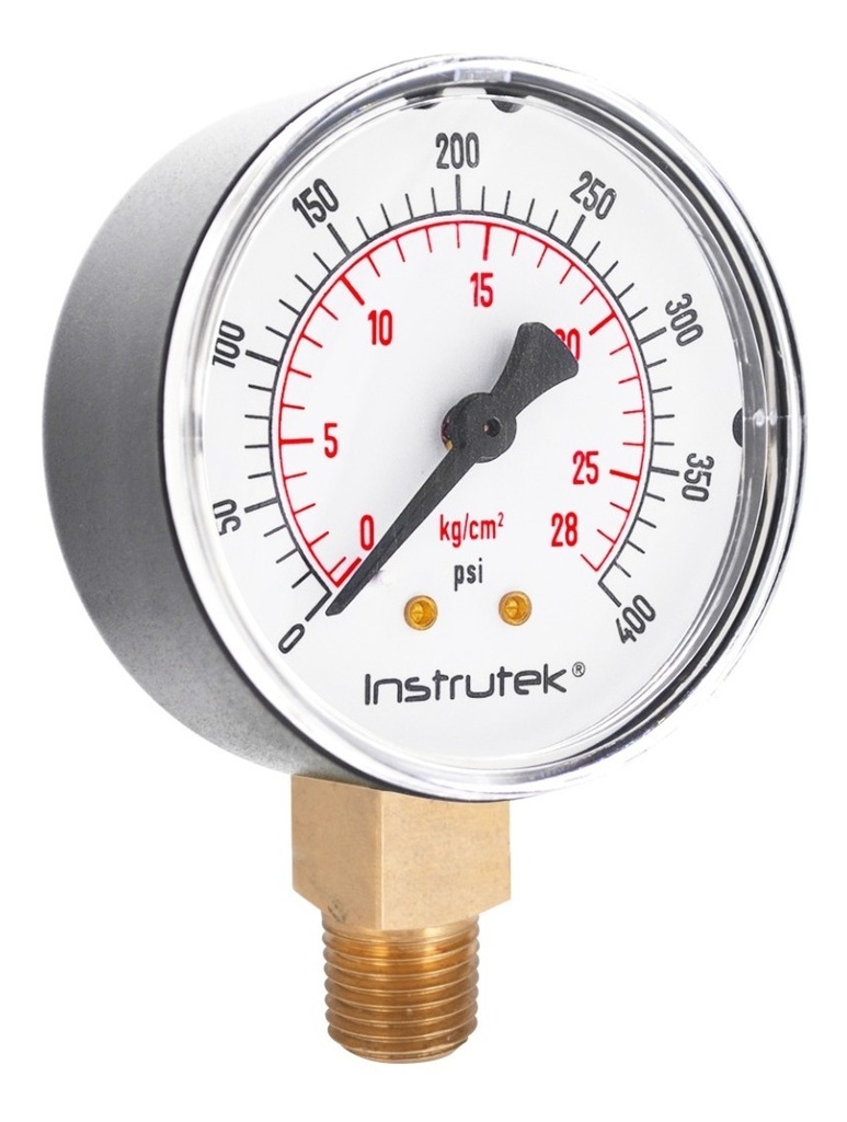 Manómetro Caja Abs Carátula 2.5, 400 Psi (bebidas/alimentos)