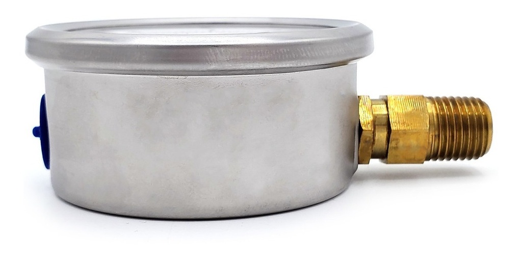 Manómetro Glicerina/económico 2.5 PLG, 200 Psi (aire, Agua)