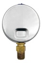 Vacuómetro Glicerina/económico 2.5 PLG, -30 Inhg (vacío)