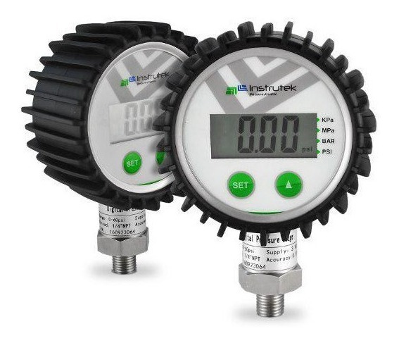 Anykuu Manómetro Presión Neumáticos 220PSI 3 en 1 Digital Manómetro  Inflador con Pantalla Digital LCD 4 unidades de medida de Alta Precisión  Multi