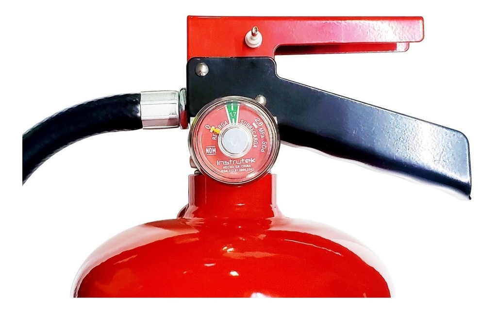 Extintor Tipo Abc 4.5kgs Vacío Con Manómetro 1.7 Certificado
