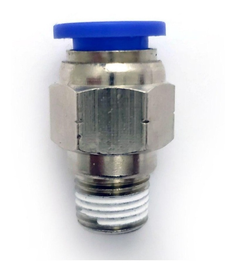 10 Pz De Conector/racor Rápido Neumático Recto 1/8 Npt X 8mm