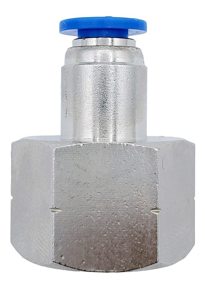 5 Pz De Conector/racor Neumático Recto Hembra 1/2 Npt X 6mm