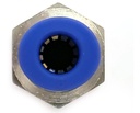 10 Pz De Conector/racor Neumático Recto Hembra 1/4 X 6mm