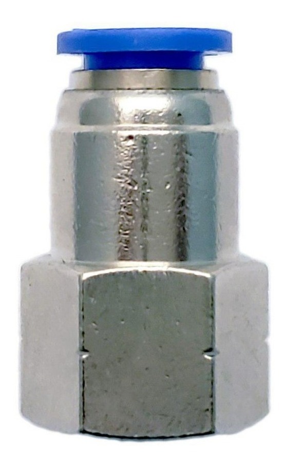 10 Pz De Conector/racor Neumático Recto Hembra 1/4 X 8 Mm