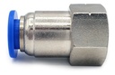 10 Pz De Conector/racor Neumático Recto Hembra 1/8  X 8mm