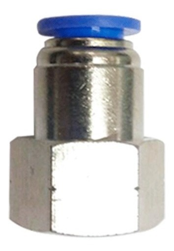 10 Pz De Conector/racor Neumático Recto Hembra 3/8