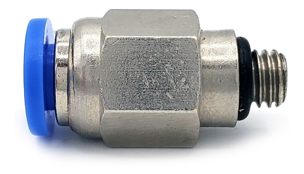 10 Pz De Conector/racor Rápido Neumático Recto M5 X 4mm