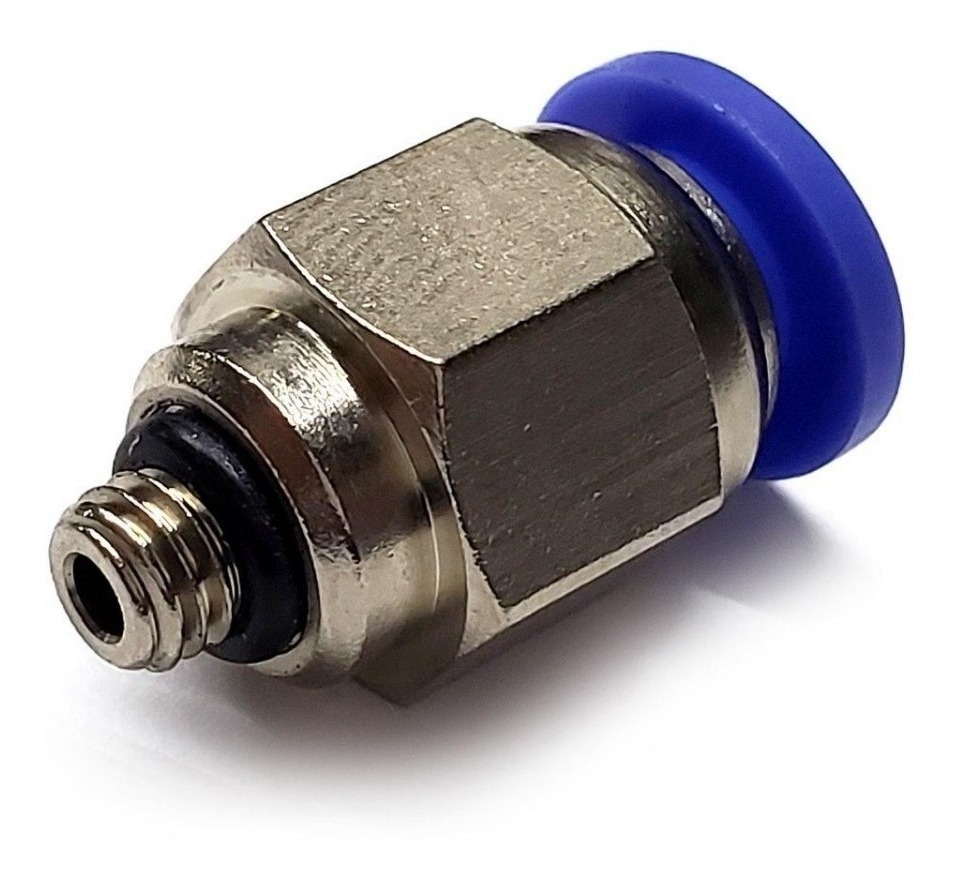 10 Pz De Conector/racor Rápido Neumático Recto M5 X 6mm