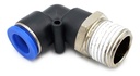 5 Pz De Conector/racor Rápido Neumático Codo 1/2 Npt X 12mm