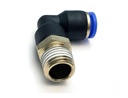 10 Pz De Conector/racor Rápido Neumático Codo 1/4 Npt X 8 Mm