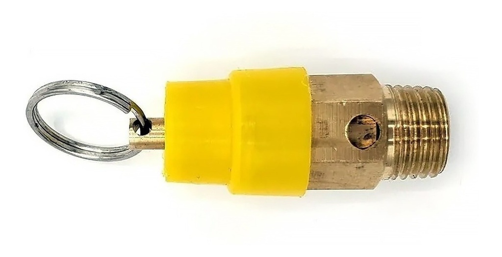 Válvula De Seguridad Para Compresor De 1/4  Npt A 200 Psi