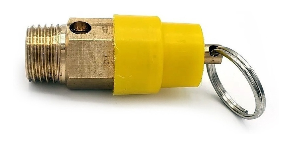 Válvula De Seguridad Para Compresor De 1/4  Npt A 200 Psi