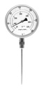 Termómetro Horno 6 PLG 0 A 300°c Vástago 9 Rosca 1/2  Npt