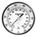 Termómetro Horno 2 PLG 50 A 500°f Vástago 6, Rosca 1/2 Npt
