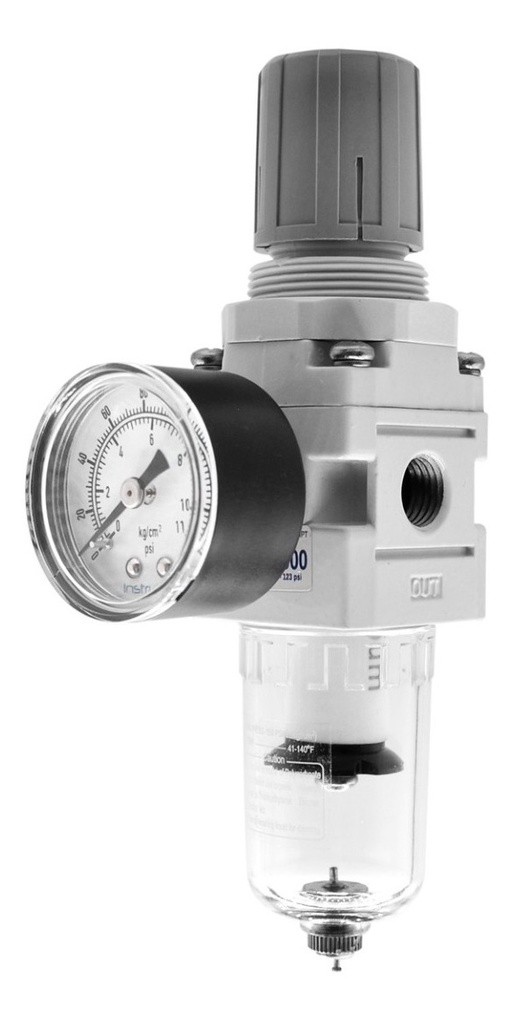 Filtro Separador De Agua Con Regulador Y Manómetro Conex ¼