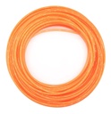 Manguera Para Aire (tubing) De Nylon Naranja 1/4 25 Mts