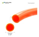 Manguera Para Aire (tubing) De Nylon Naranja 1/4 25 Mts