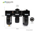 Filtro-regulador-lubricador 3/4 P/ Compresor Sin Manómetro