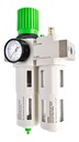 Filtro-regulador-lubricador 1/2 Alta Presión Con Manómetro