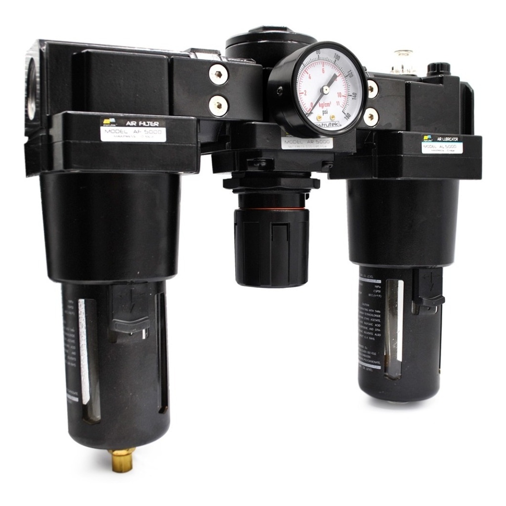 Filtro-regulador-lubricador 1 PLG P/ Compresor Con Manómetro
