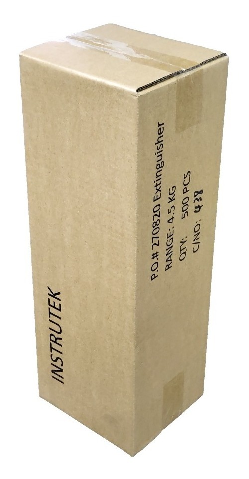 Extintor Tipo Abc 4.5kgs Vacío Con Manómetro 1.7 Certificado