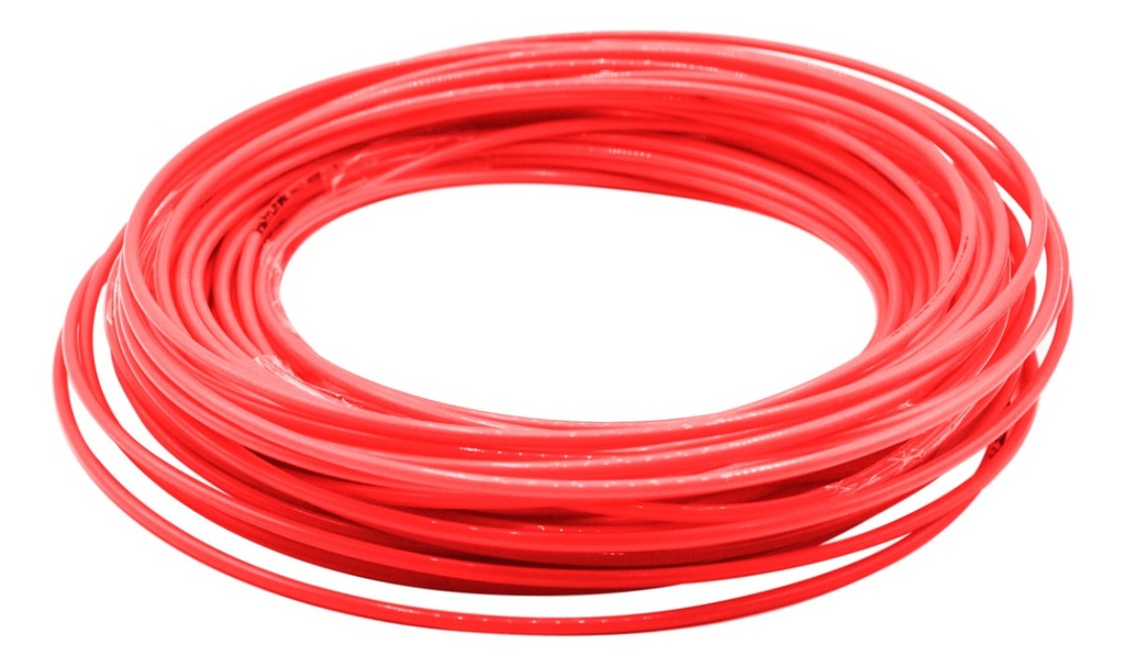 Manguera/tubing Para Aire 4mm,rojo, 25mts