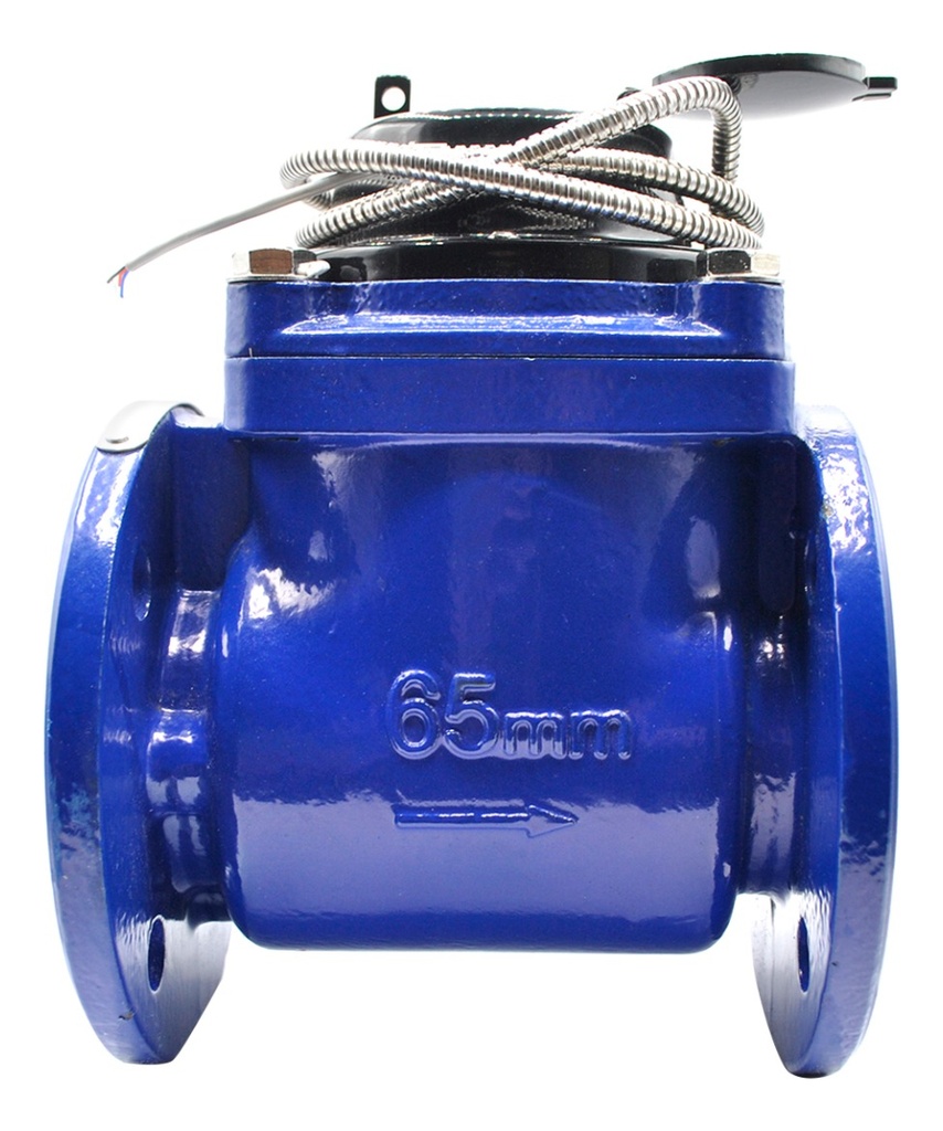 Medidor De Agua Bridado Tipo Turbina Woltman 2.5 PLG (65 Mm)